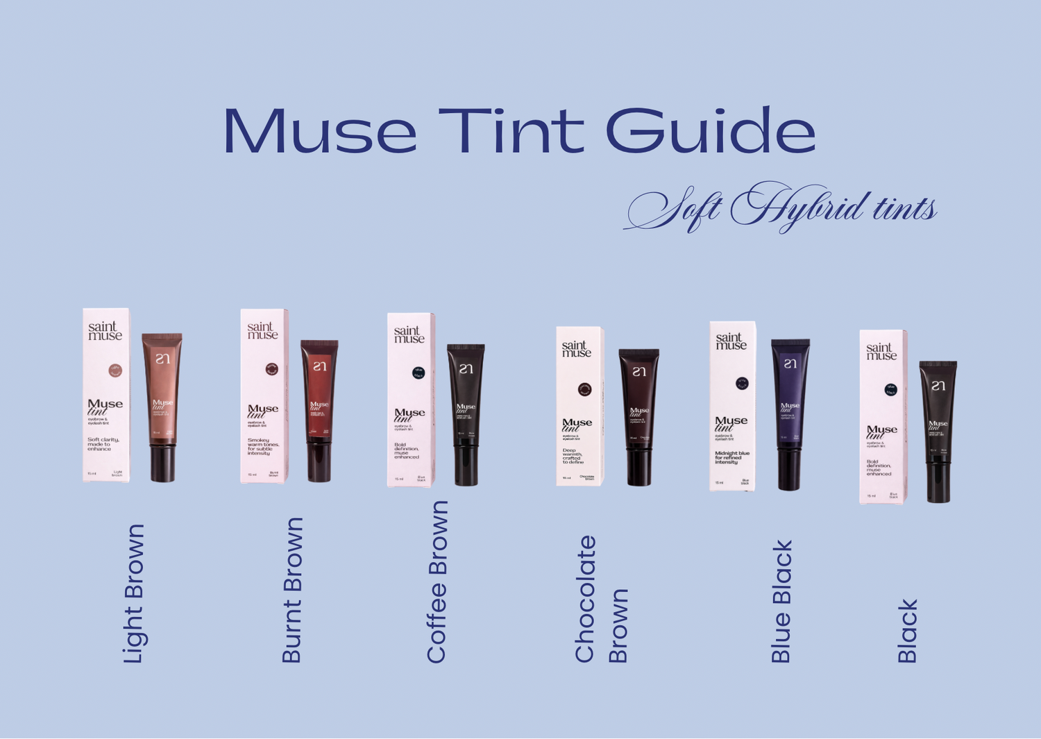 Brow Tint - Muse Tint Blue Black
